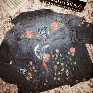 Blank NYC Medium/Dark Washed Denim Jacket